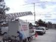 Setting up the main Field Day antenna