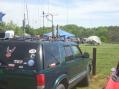 Michael Vandevender's, KD4NFS, mobile antenna farm