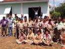 The February 26 Amateur Radio demonstration was held at the Scouts National Training Grounds in Belize.