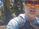 Bobby Debevec, W6IWN, used his handheld ham radio to report the fire. [Bobby Debevec, W6IWN, photo via YouTube]