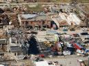 An EF3 tornado swept through the center of West Liberty, Kentucky. [Photo courtesy of the National Weather Service office in Jackson, Kentucky]