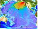 This image from the National Oceanic and Atmospheric Administration (NOAA) shows the far-reaching effects of the 7.7 magnitude earthquake that struck British Columbia on October 28. The earthquake triggered a tsunami warning in Hawaii (located on the map at 51407).