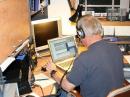 Todd Gahagan, WA7U, of Bozeman, Montanna,runs 20 meters during the 2009 ARRL November CW Sweepstakes. [Gene Shea, KB7Q, Photo]