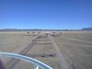 The view from the apex at the very top of the antenna. Don't be fooled by the southwestern Sun -- it was about 16°F with a 10-15 MPH wind that day. [Sterling Coffey, N0SSC, photo]