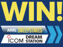 Earn automatic entries to win an Icom Dream Station in the 2025 ARRL Sweepstakes. https://www.arrl.org/DreamStation